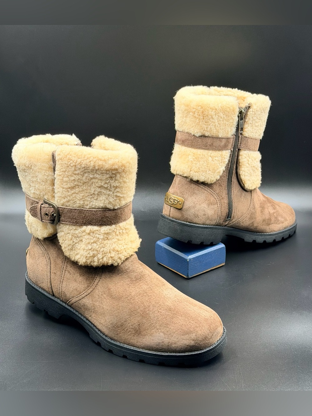 UGG® Australia Blayre Leather Suede Boots